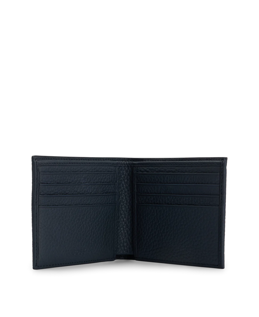 Black Soft Grain Crosstown 8CC Billfold Wallet