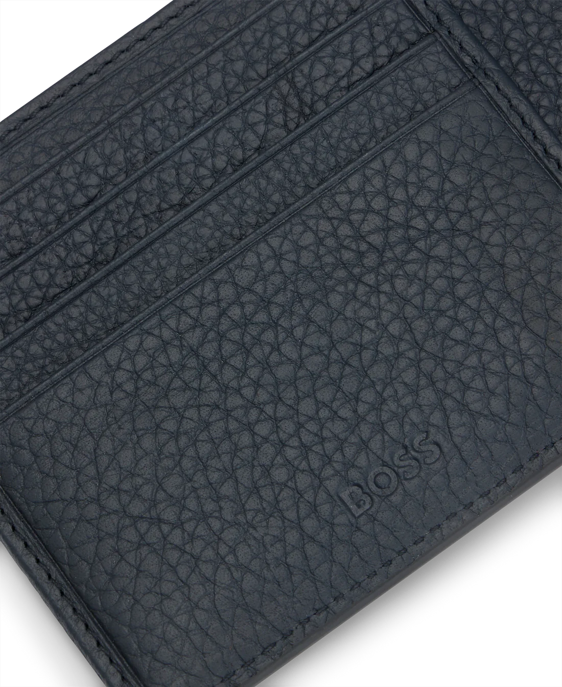 Black Soft Grain Crosstown 8CC Billfold Wallet
