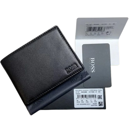 AREZZO Men’s Trifold Leather Wallet Coin Pocket gift for men